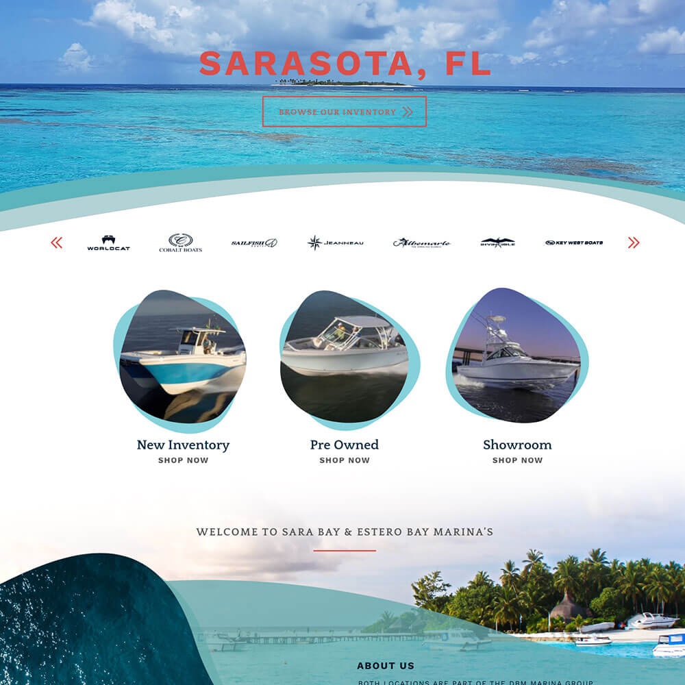 Sara Bay Website Design